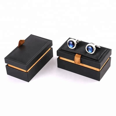 woodenn box cufflink box plastic small packing box gift case for cuff-link