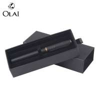 Low MOQ Classic Design Wholesale Factory Custom Logo Black Paper Pen Packaging Box, Cardboard Pen Box